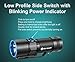 EdisonBright Olight S10R II Rechargeable 500 Lumens CREE XP-L LED Flashlight EDC with RCR123 Li-ion Battery, Charging Base CR123A Lithium Back-up Battery Bundle