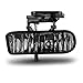 AUTOSAVER88 Fog Lights Compatible with 1999 2000 2001 2002 GMC Sierra 2000 2001 2002 2003 2004 2005 2006 GMC Yukon Pickup Truck Fog Lamps,with 12V 37.5W 899 Bulbs,Smoke Lens