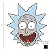 Ripple Junction Rick and Morty Rick's Head Enamel Pin OS Multicolor