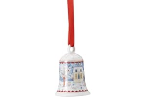 HUTSCHENREUTHER Porcelain Christmas Bell 22 Porcelain Bell
