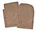 Motor Trend Mt-794-Bg FlexTough Advanced Performance Mats-4Pc HD Rubber Floor Mats for Car SUV Auto All Weather Plus (Beige)