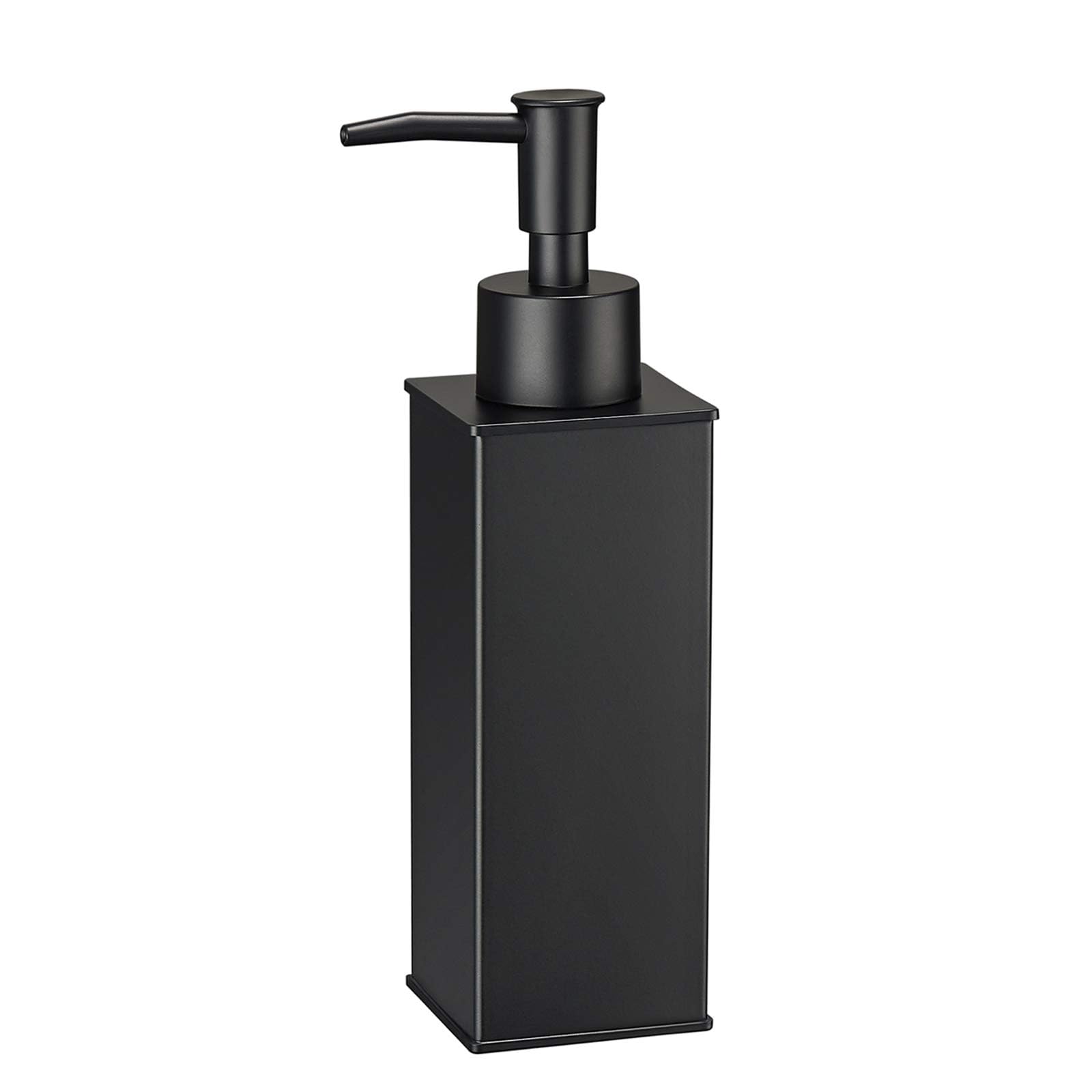 bgl Square Soap Dispenser 304 Stainless Steel Standing hand wash dispenser for Shower, Bathroom, Kitchen, Washroom (Black)