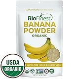 Biofinest Banana Powder - 100% Pure Antioxidants Superfood - USDA Certified Organic Kosher Vegan Raw Non-GMO- Boost Digestion Weight Loss - Fresh Fruit for Smoothie Beverage (4 oz Resealable Bag)