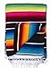 Del Mex (TM) X-Large Mexican Serape Blanket Sarape Black (82