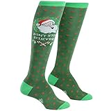 Sock It To Me Women's Knee Funky Don't Stop Believing Socks