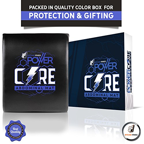 Power Core Ab Exercise Mat - Abdominal Trainer Mats For CrossFit, Sit Up Routines And Six Pack Workouts (Blue) - Thumbnail 6