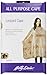 Betty Dain All-Purpose Cutting/Styling Cape, Leopard Print