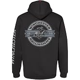 Winchester Legend Collection Rider Crest Banner Made in the USA Fleece Pullover Hooded Sweatshirt for Men