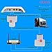 CERRXIAN RJ45 Splitter Adapter, RJ45 Female to 2 Female Splitter Coupler LAN Ethernet Network 1 to 2 Adapter (2-Pack)