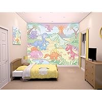 Walltastic WT40618 Baby Dino World Wall Mural