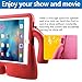 Lioeo iPad Air 2 Kids Case iPad Air Kids Case Cute 3D Cartoon Light Weight Shock Proof Protection Cases EVA Foam Protective Children Cases and Covers for Apple iPad 5 6 Generation New iPad 2017 (Red)