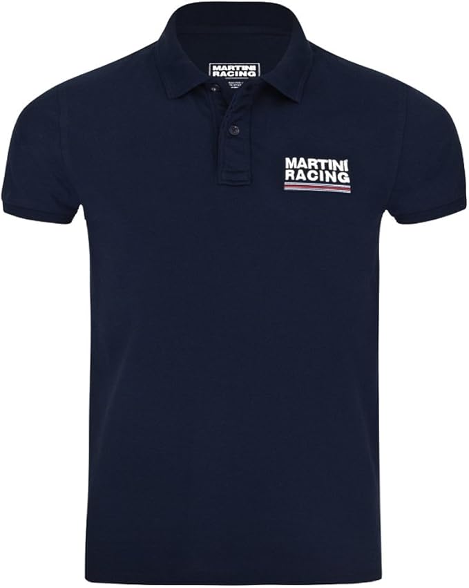 Martini Racing Men's Polo Shirt 1981 Sport Line Navy Blue Amazon.co