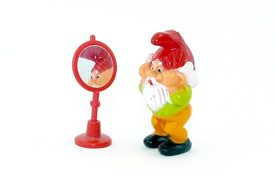 Amazon De Kinder Uberraschung Morgenmuffel Mit Spiegel Auf Sockel Badezimmerzwerge