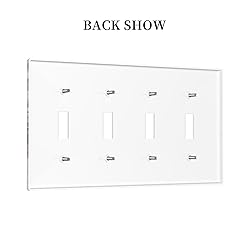 Cartoon Pattern Red Mushroom Quad Toggle Light