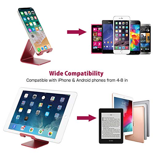 image for Urmust Desk Cell Phone Stand Holder Aluminum Phone Dock Cradle Compati