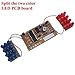 Icstation NE555 Red Blue LED Flashing Strobe Lights Kits DIY Electronics Soldering Practice Set (Pack of 4)