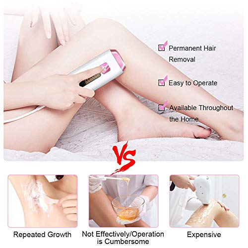 Hair Removal For Women, IPL Laser Hair Removal Permanent 999,999 Flashes Upgraded Hair Remover Device Painless on Facial Body Bikini line Legs Arms Armpits for Women And Men Wholebody Home Use