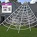 Hely Cancy Halloween Decorations,Giant Spider Web with Super Stretch Cobweb and 30 Mini Spiders Set for Halloween Party Supplies Yard Halloween Outdoor Decor Haunted Decoration,23×19 Feet