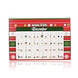 Christmas Advent Calendar Charm Necklace Bracelet DIY 24 Charms Set Fashion Jewelry For Christmas Party