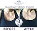 Anti Wrinkle Chest Pads (3 Pack or 6 Pack) | for Decollette Chest Wrinkles | Silicone Chest Wrinkle Pads | Reusable (Clear)