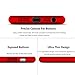 iPhone SE Case,iPhone 5S Case,sxxissky Premium 360 Full Body Coverage Ultra-Thin Hard PC Plastic with [Slim Tempered Glass Screen Protector] Protective Case Cover & Skin for Apple iPhone5/5S/SE (Red)