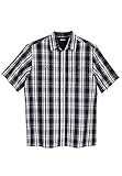 Kingsize Men's Big & Tall Plaid Sport Shirt