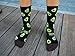 Blunt Fun Funny Quotes Avocado Novelty Socks for Women & Men (Avocado Black)