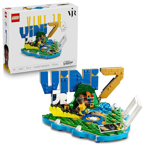 Editions Vinicius Jr. – Best of - Jeu Football - Maquette 3D avec Minifigurine Collector - Décoration de Chambre d'enfant - Cadeau dès 10 Ans pour Garçon, Fille ou Adulte Fan de Sport 43027