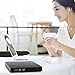 External DVD Drive, High Speed Data Transfer USB 3.0 External CD DVD Reader Writer Player for Laptop Desktop Macbook Mac OS Windows 10/8/7/XP/Vista