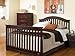 Full Size Conversion Kit Bed Rails for Lajobi Europa Baby Andover, Geneva, Kathy Ireland, Palisades Cribs (Merlot)