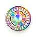 5 minutes Colorful Spinner Fidget Spinner Metal Material EDC Hand Finger Spinner for High Speed Relieving ADHD, OCD, Anxiety (Rainbow)