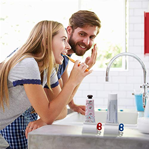 Pstars 3 Pcs Rolling Tube Toothpaste Squeezer Holder Novelty Toothpaste Dispenser Rolling Holder Bathroom Supplies - Thumbnail 7