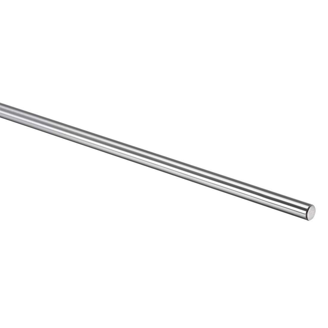 sourcing map 8mm x 380mm Hardened Rod Chrome Plated Linear Motion Shaft/Guide