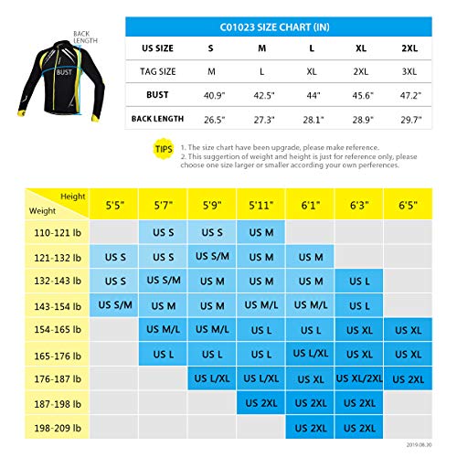image for Santic Men's Cycling Jacket Windproof Fleece Thermal Winter Bike Bicyc