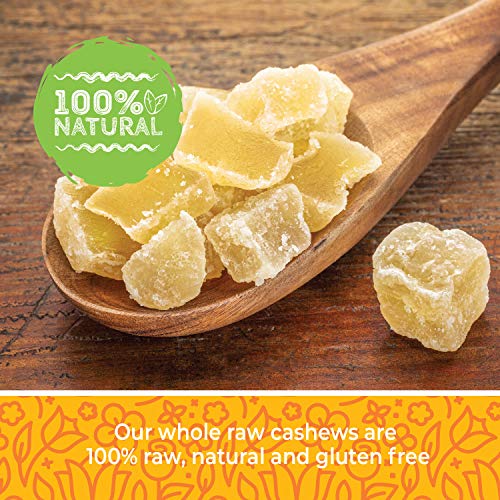 Dried Crystallized Ginger Chunks, 16 oz. Unsulphured Dried Ginger Candy, Candied Ginger Chunks