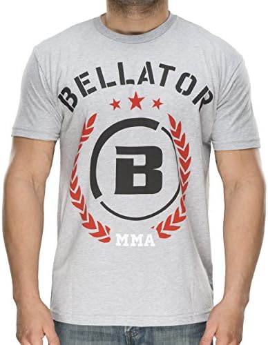 Bellator MMA Men's Laurel Wreath Victory Tee X-Large Heather Grey