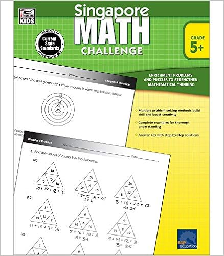 Singapore Math – Challenge Workbook For 5Th, 6Th, 7Th, 8Th Grade Math, Paperback, Ages 10–14 With Answer Key: Singapore Asian Publishers, Carson Dellosa Education: 9781623990756: Amazon.com: Books