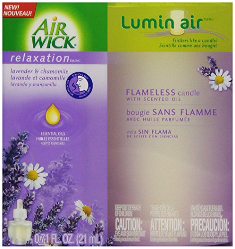 Air Wick Lumin'Air Flameless Candle Single Unit, Lavender