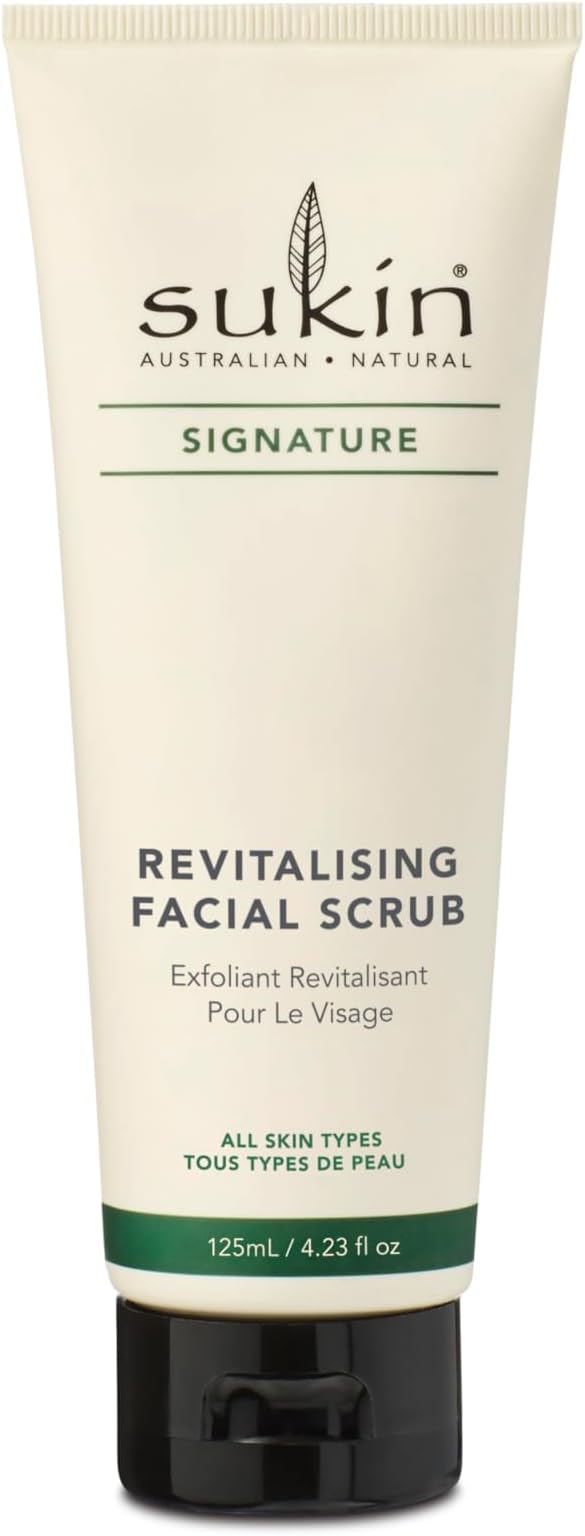 Sukin Revitalising Face Scrub Exfoliator All Skin Types Sulphate Paraben Free