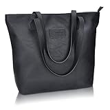 Tote Handbags for Women,Purses and Handbags,ZMSnow Large Purse Shoulder Bags (Black)