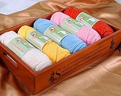 3-Pack Baby Alpaca Yarn Wool Blend Crochet and