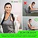 Evoke Pro Back Posture Corrector for Women and Men - Shoulder Brace Back Posture Corrector - Upper Back Support - Back Straightener Posture Corrector - Resistance Band Included (X-Large)