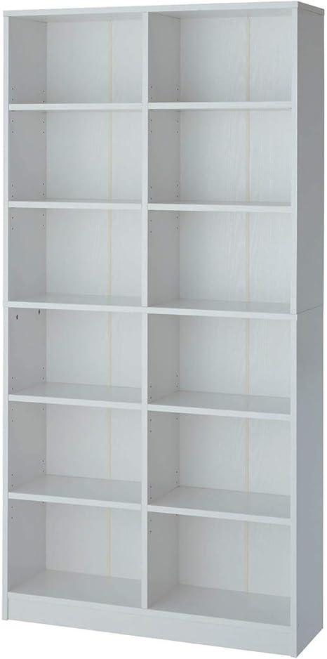 Amazon Co Jp ベルメゾン 本棚 シンプル ブック シェルフ ホワイト 幅90 ホーム キッチン