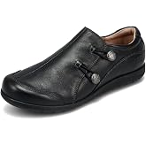 Taos Blend Slip-On Women's Shoes - Stylish Leather Slip-Ons with Removable Footbed with Arch Support and Premium Cushioning - All Day Comfort and Everyday Style