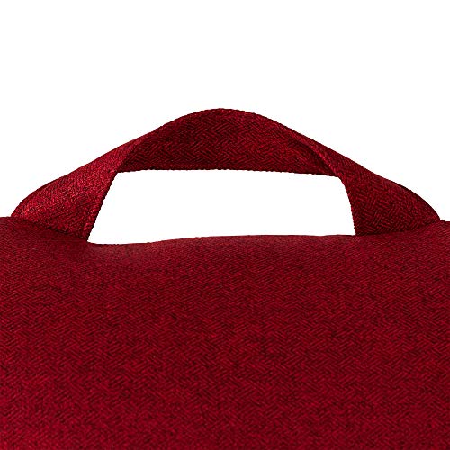 Greendale Home Fashions Jumbo Bed Rest Pillow, XLarge, Scarlet