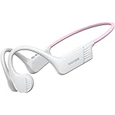 DOOGEE Bone Conduction Headphones, Open-Back Bluetooth Wireless Sports Headphones, IP66 Sweatproof, 10-Hour Battery Life, with Microphone, Suitable for Cycling, Running, Fitness
