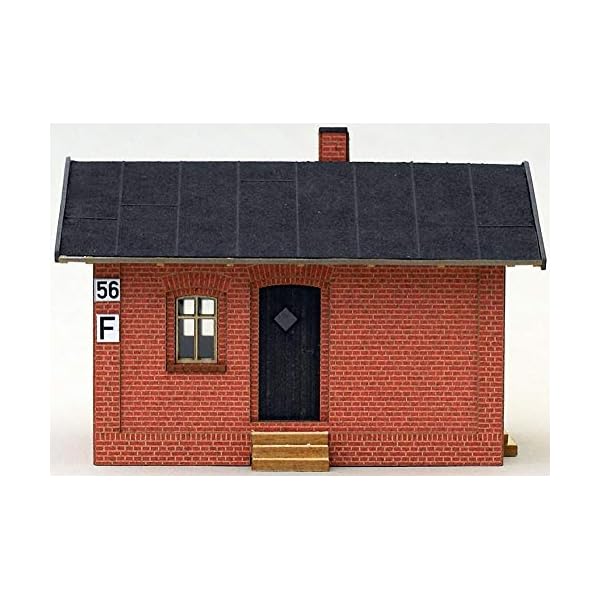 modellbahn-exklusiv Schrankenposten 56 Legden, Lasercut-Bausatz, Spur H0, 1:87 – Bild 3