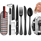 Portable Travel Utensils Set, Travel Camping