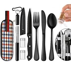 Portable Travel Utensils Set, Travel Camping