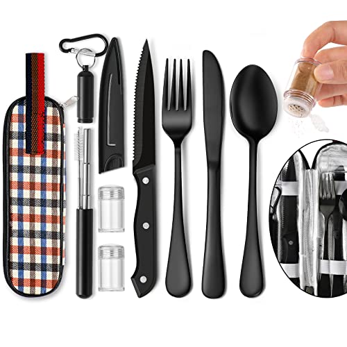 Portable Travel Utensils Set, Travel Camping